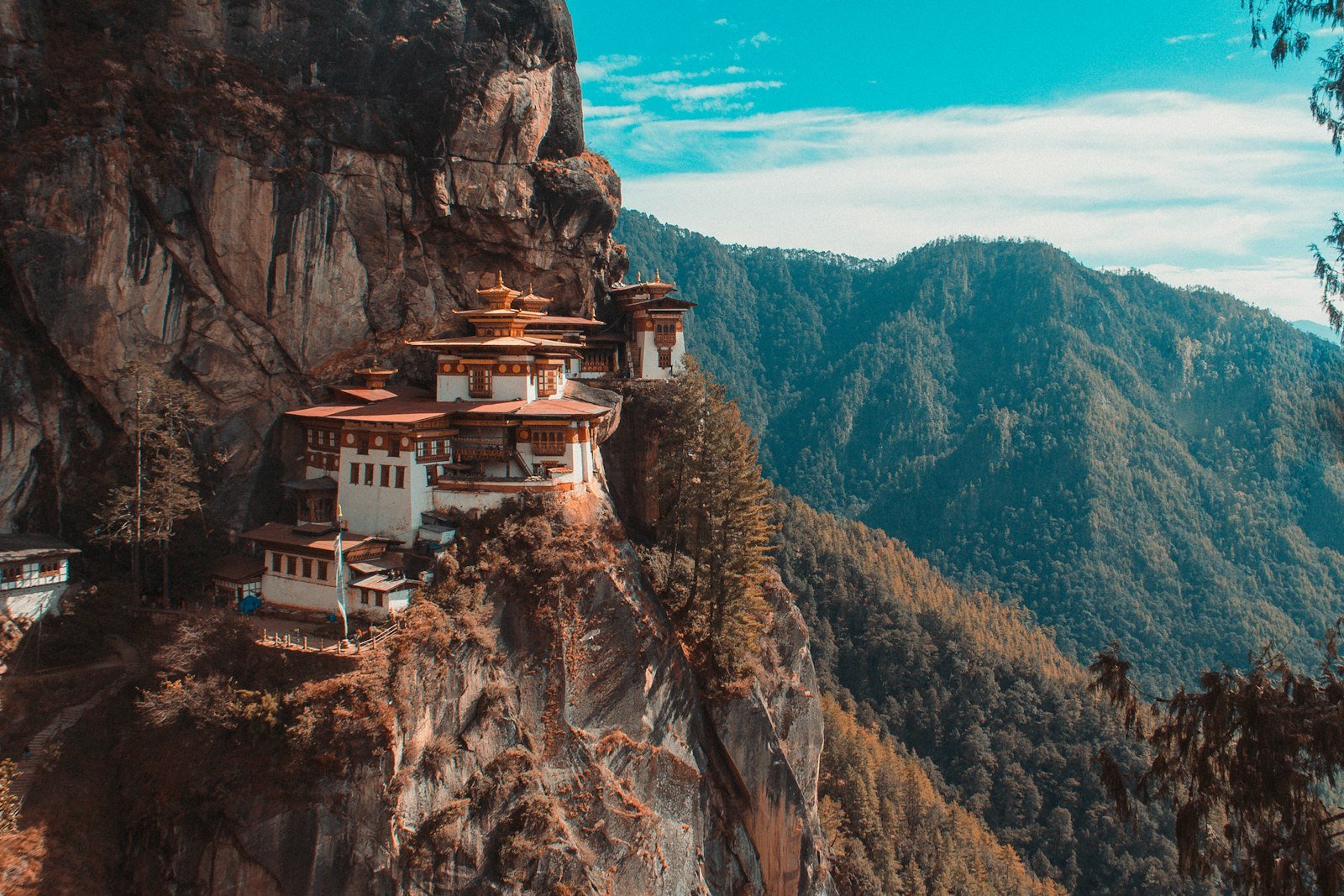 Mountain temple destination